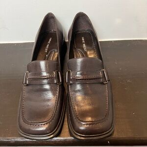 NINE WEST EVERYTHING‎ VINTAGE CHUNKY HEEL WOMEN'S LOAFERS Sh65